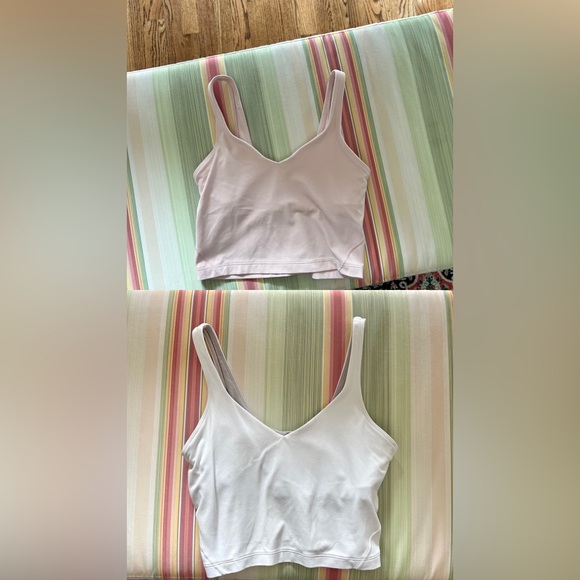 lululemon athletica Tops - Lululemon | Align Tank Bundle | Pink (4) & White (6)